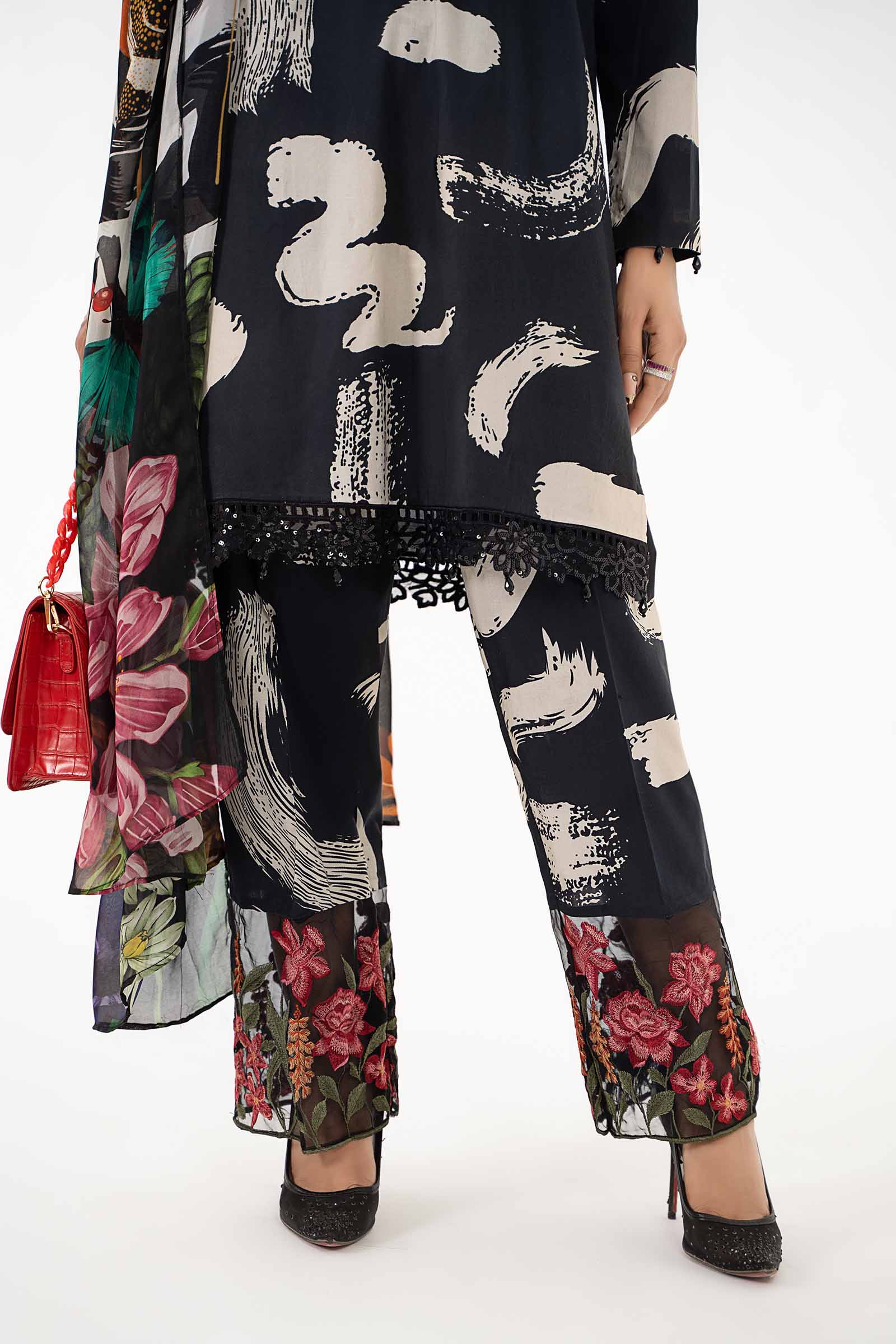 3 Piece Printed Lawn Suit | MPS-2205-A