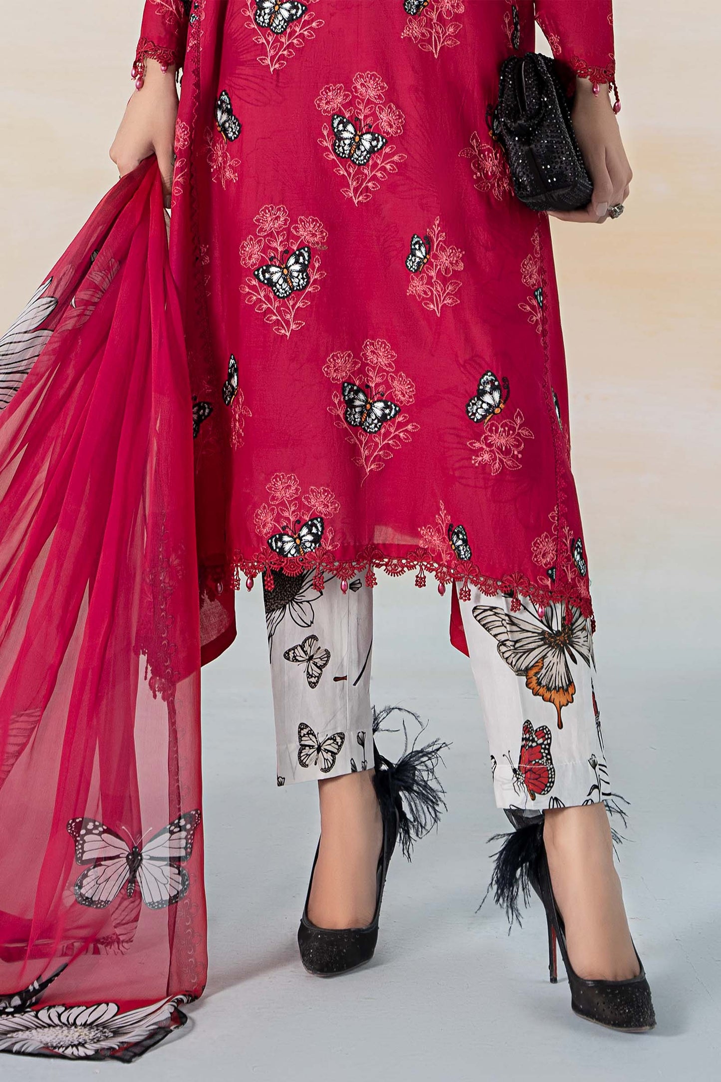 3 PIECE PRINTED LAWN SUIT