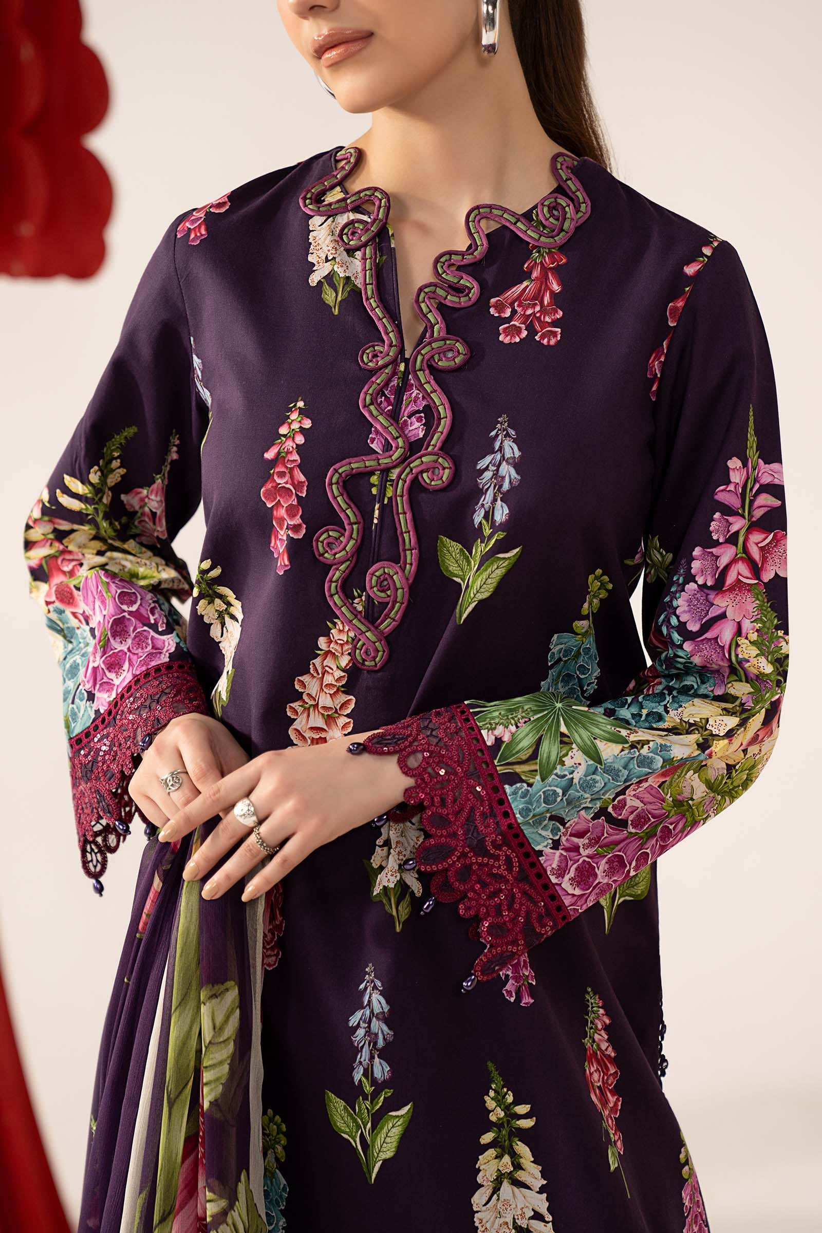 3 Piece Embroidered Lawn Suit