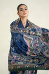 3 Piece Printed Linen Suit | MPS-2405-A