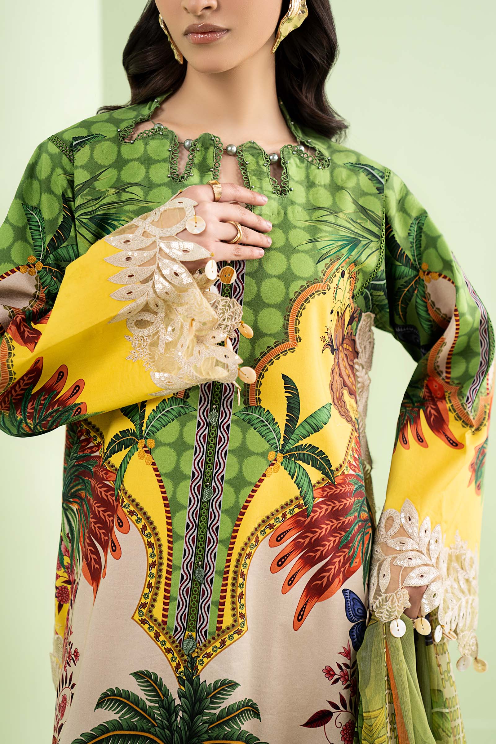 3 Piece Embroidered Lawn Suit