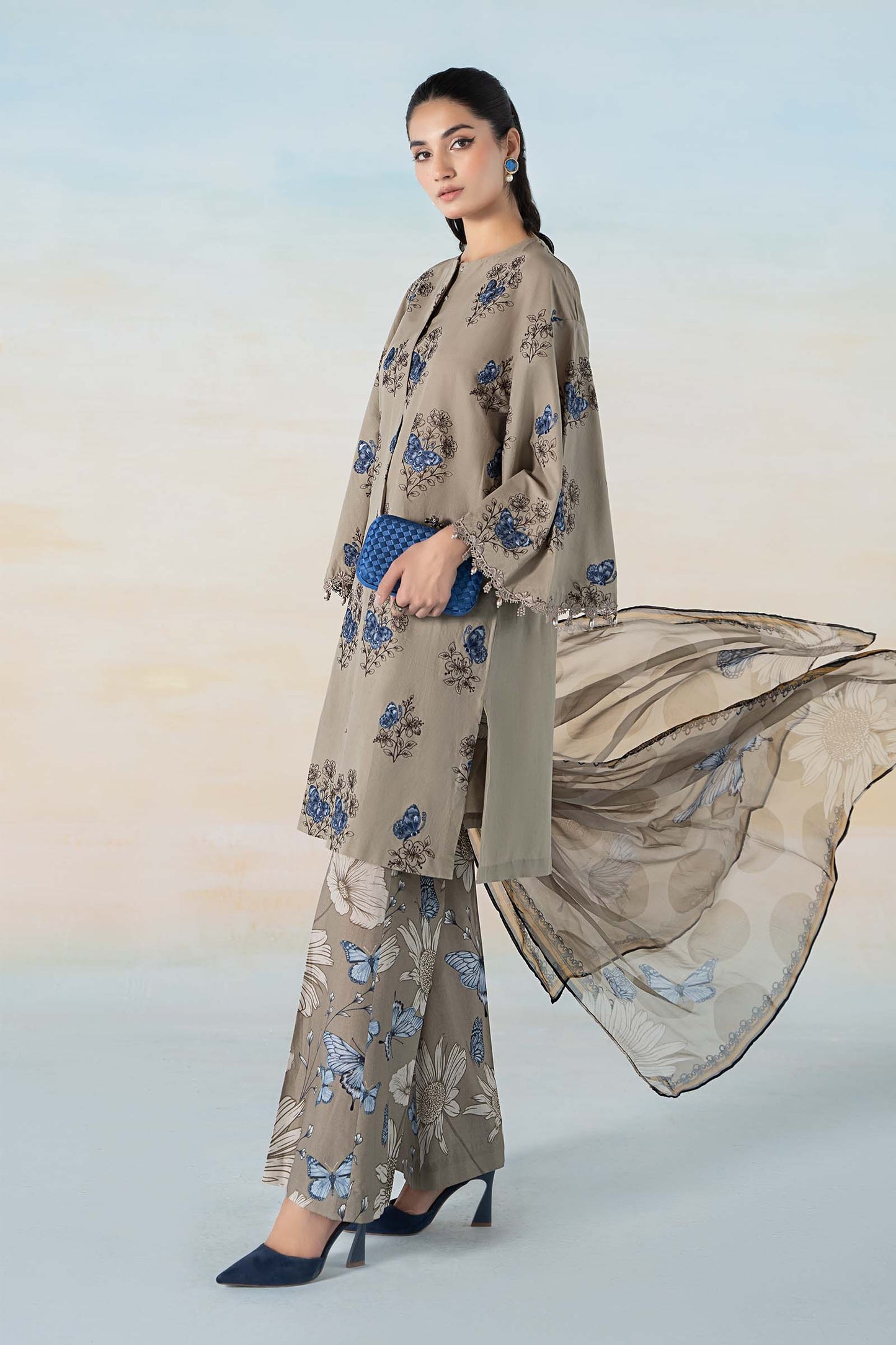 3 PIECE PRINTED LAWN SUIT