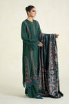 3 Piece Printed Linen Suit | MPS-2405-B