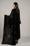 3 Piece Embroidered Velvet Suit | DLS-1205