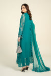 3 Piece Embroidered Chiffon Suit | MCS-24-105