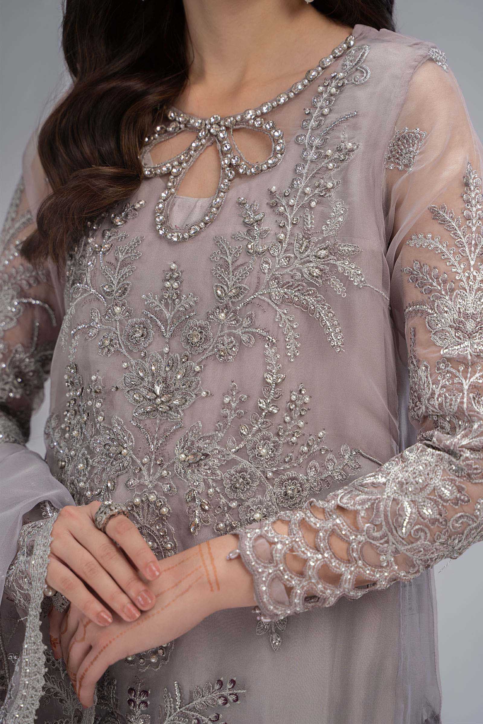 Suit Grey and Plum BDS-2605