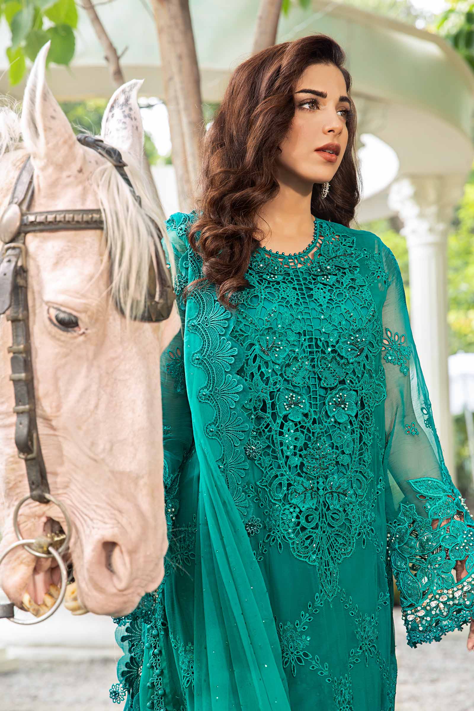 Unstitched Embroidered Chiffon Suit | MPC-24-105