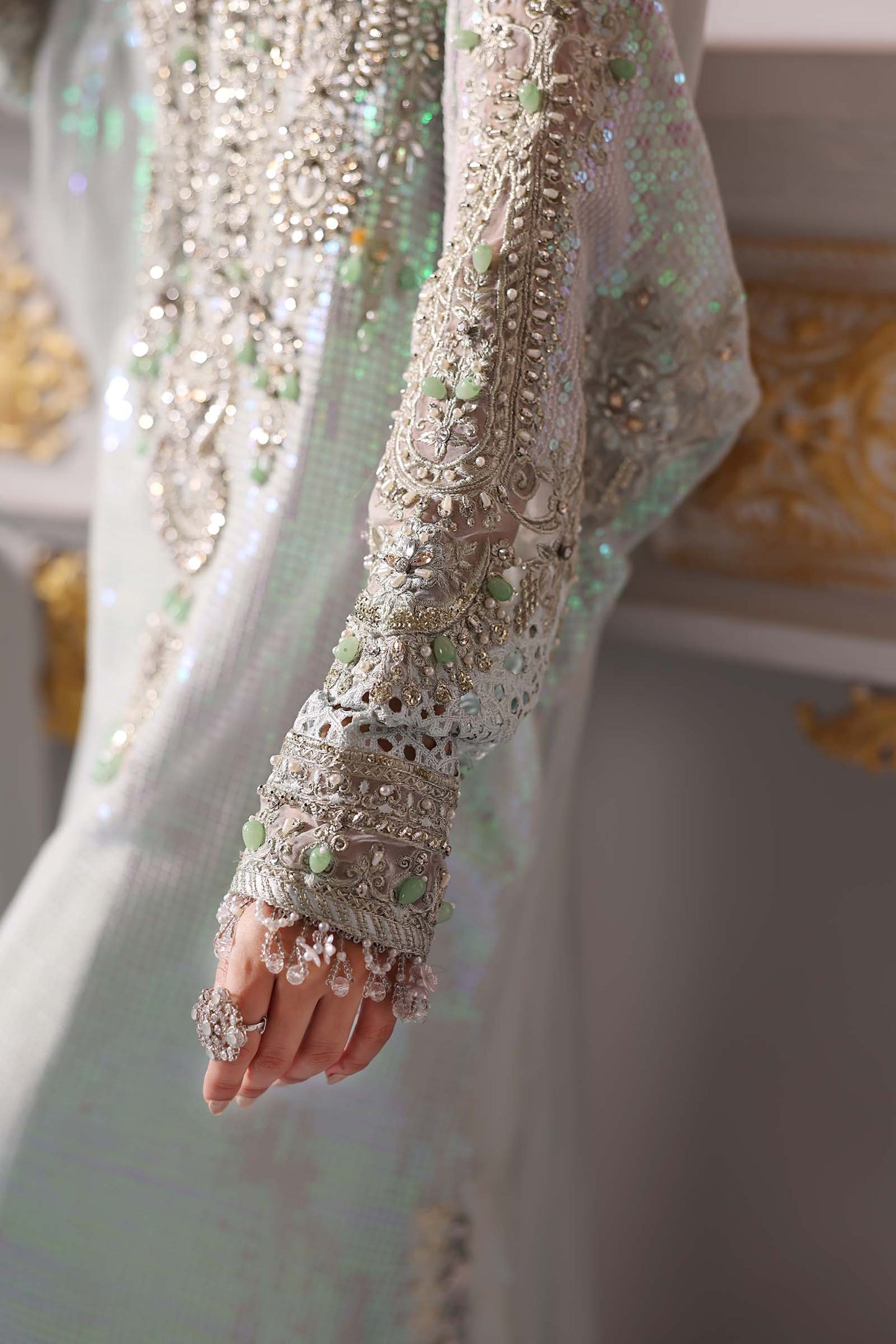 3 Piece Unstitched Embroidered Chiffon Suit | BD-3005