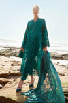 3 Piece Unstitched Embroidered Organza Lawn Suit | EID LAWN-25-05