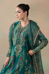 3 Piece Embroidered Cotton Satin Suit | CSS-805