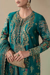 3 Piece Embroidered Cotton Satin Suit | CSS-805