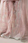 3 Piece Embroidered Raw Silk Suit