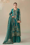 3 Piece Embroidered Cotton Satin Suit | CSS-805