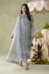 3 Piece Embroidered Chiffon Suit