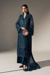 3 Piece Embroidered Organza Suit