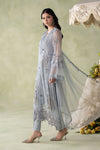3 Piece Embroidered Chiffon Suit