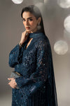 3 Piece Embroidered Organza Suit
