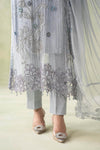 3 Piece Embroidered Chiffon Suit