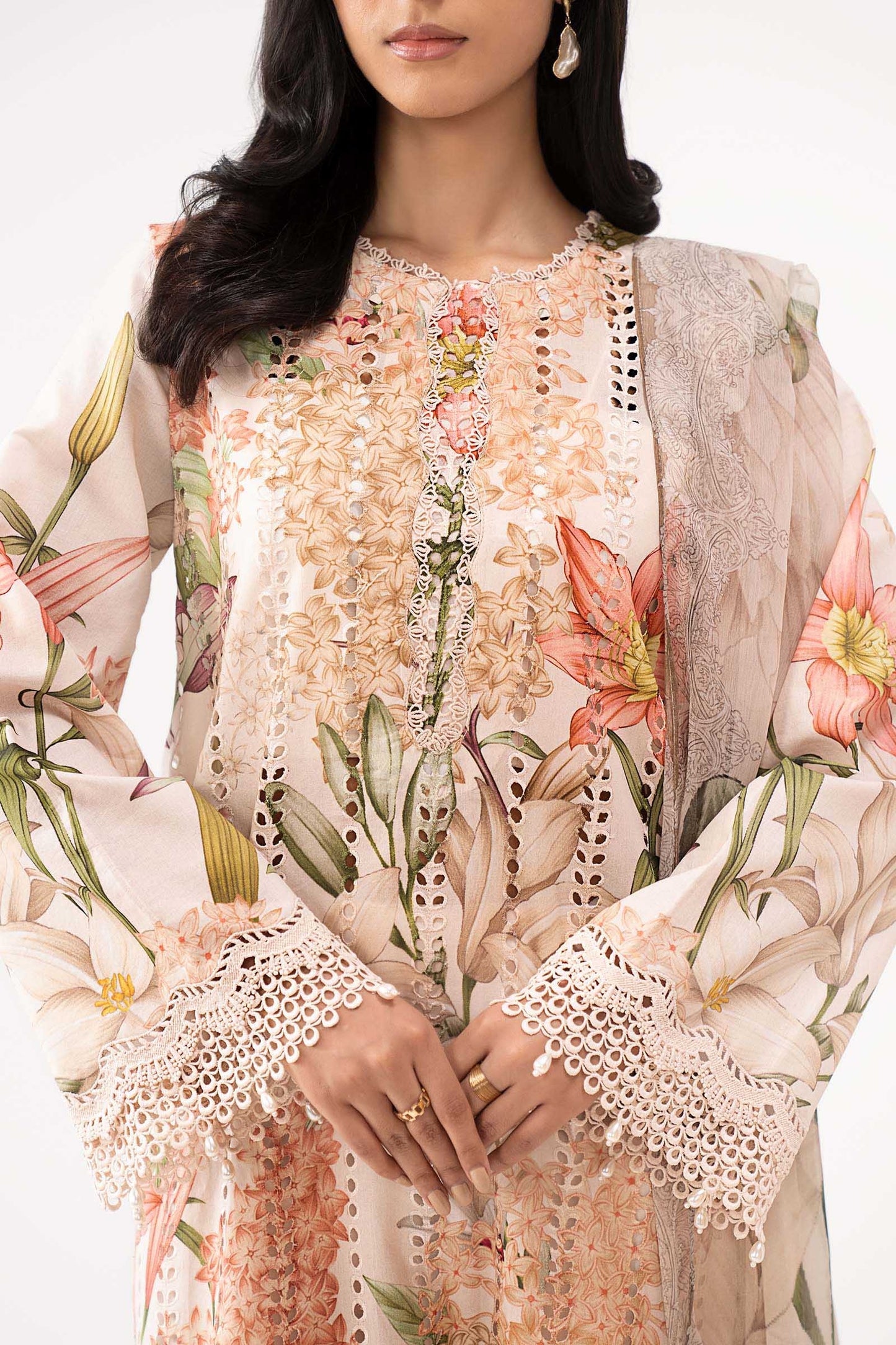 3 Piece Embroidered Lawn Suit