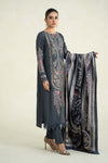 3 Piece Printed Linen Suit | MPS-2406-A
