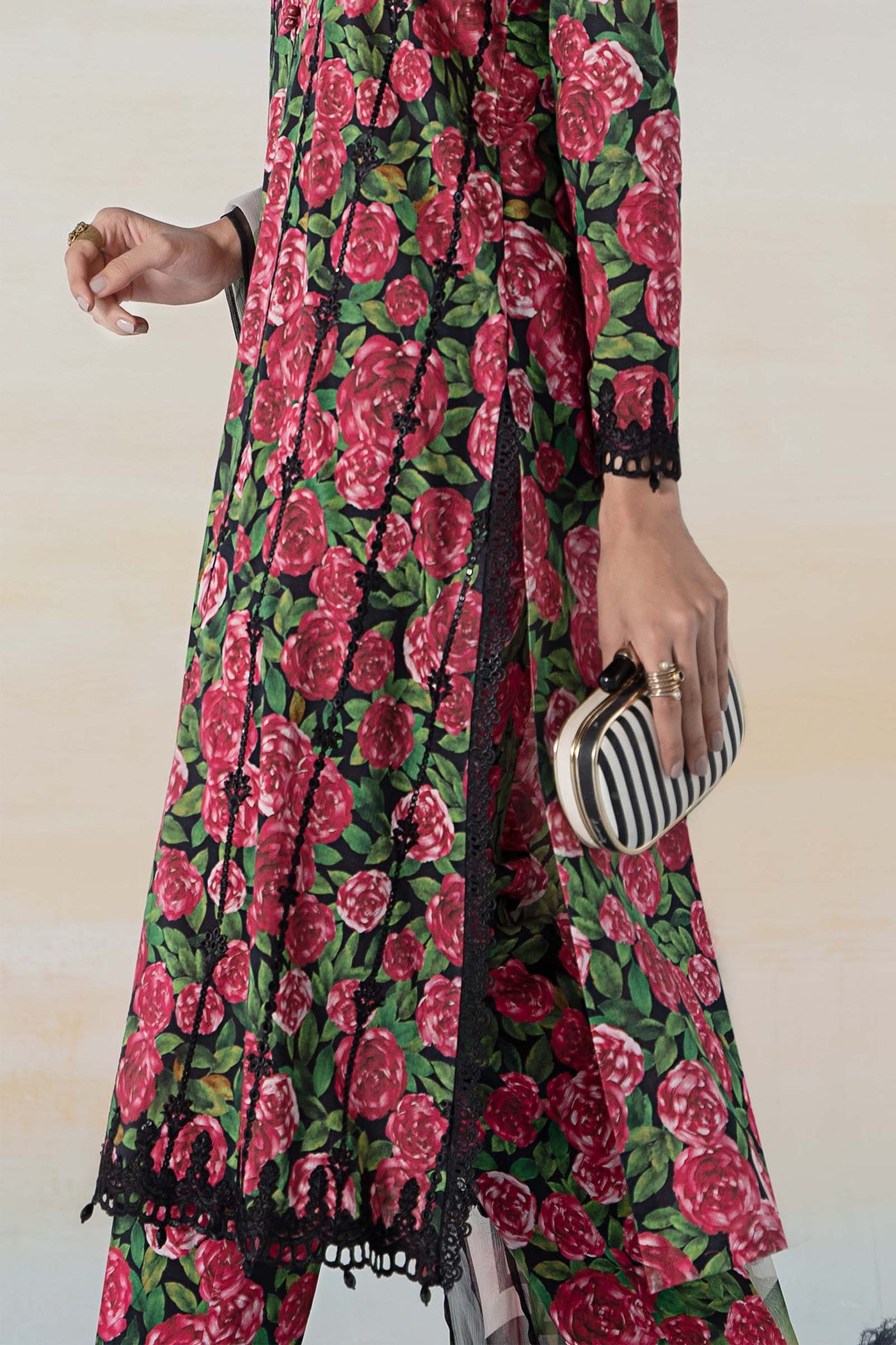 3 PIECE PRINTED LAWN SUIT | MPS-2106-B