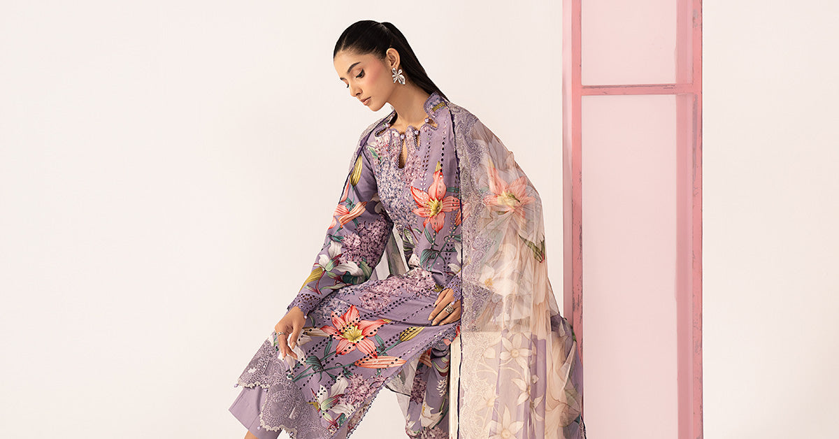3 Piece Embroidered Lawn Suit
