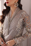 3 Piece Unstitched Embroidered Organza Suit | BD-3006