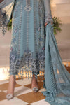 3 Piece Unstitched Embroidered Chiffon Suit