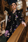 3 Piece Unstitched Embroidered Velvet Suit