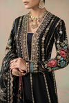 3 Piece Embroidered Cotton Satin Suit | CSS-806