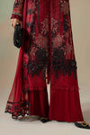 3 Piece Embroidered Organza Suit