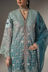 3 Piece Embroidered Organza Suit