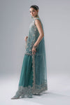 3 Piece Unstitched Embroidered Organza Suit