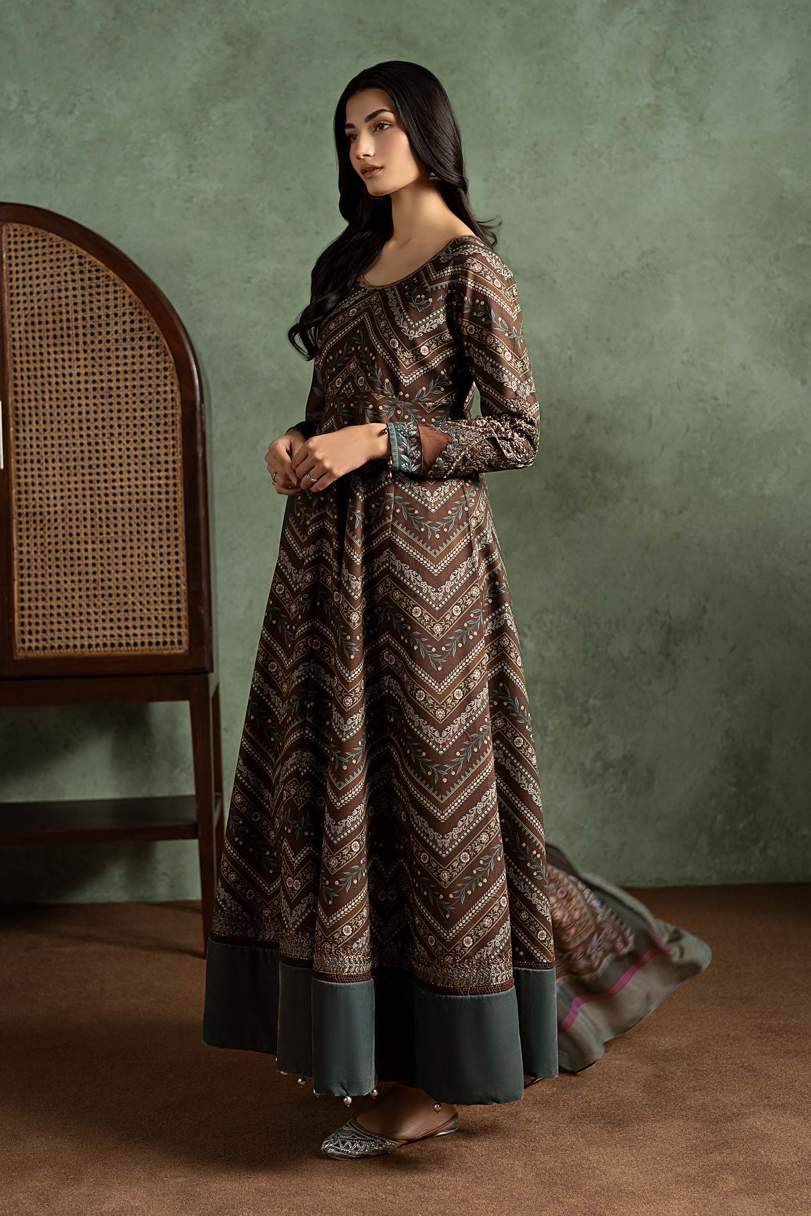 3 Piece Embroidered Cambric Suit