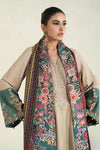 3 Piece Printed Linen Suit | MPS-2407-A