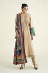 3 Piece Printed Linen Suit | MPS-2407-A