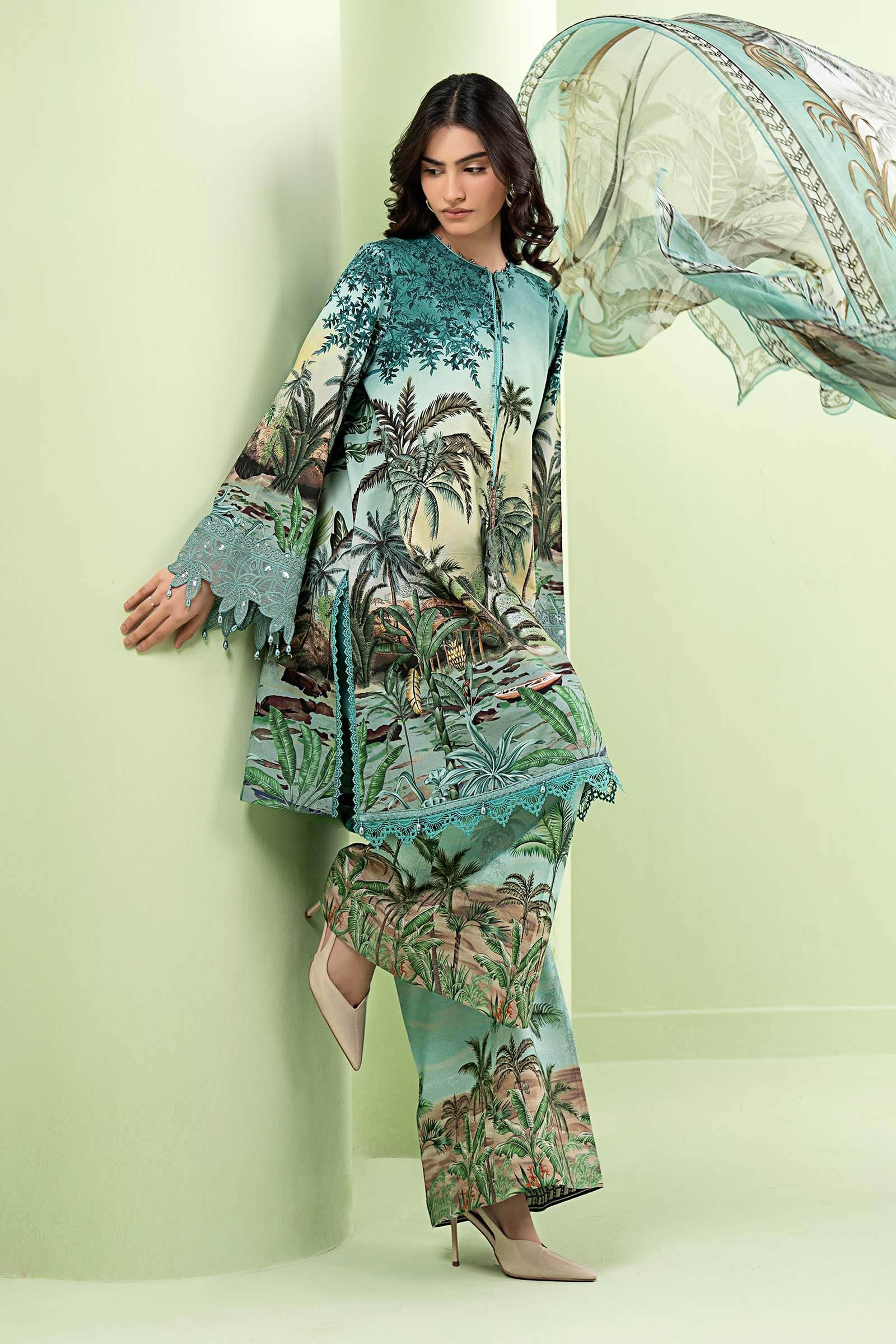 3 Piece Embroidered Lawn Suit