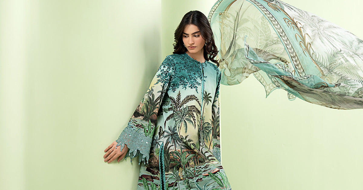 3 Piece Embroidered Lawn Suit