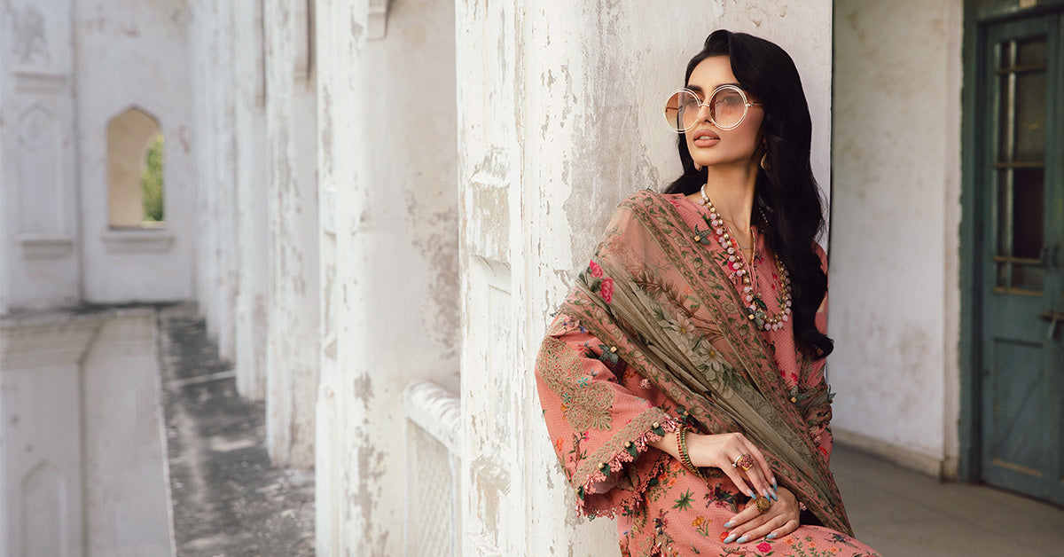 3 Piece Unstitched Embroidered Linen Suit | MPT-2707-A
