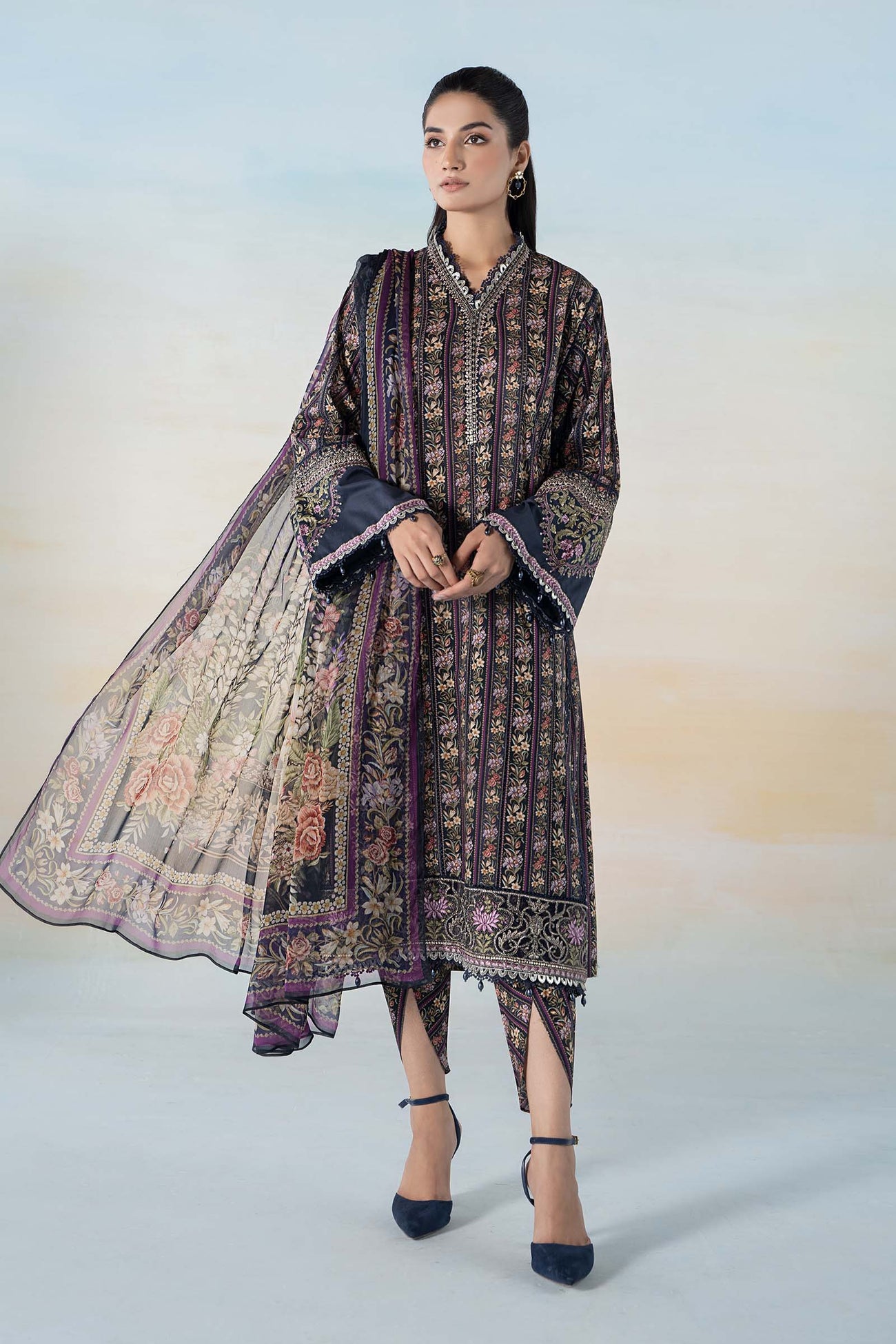 3 PIECE PRINTED LAWN SUIT
