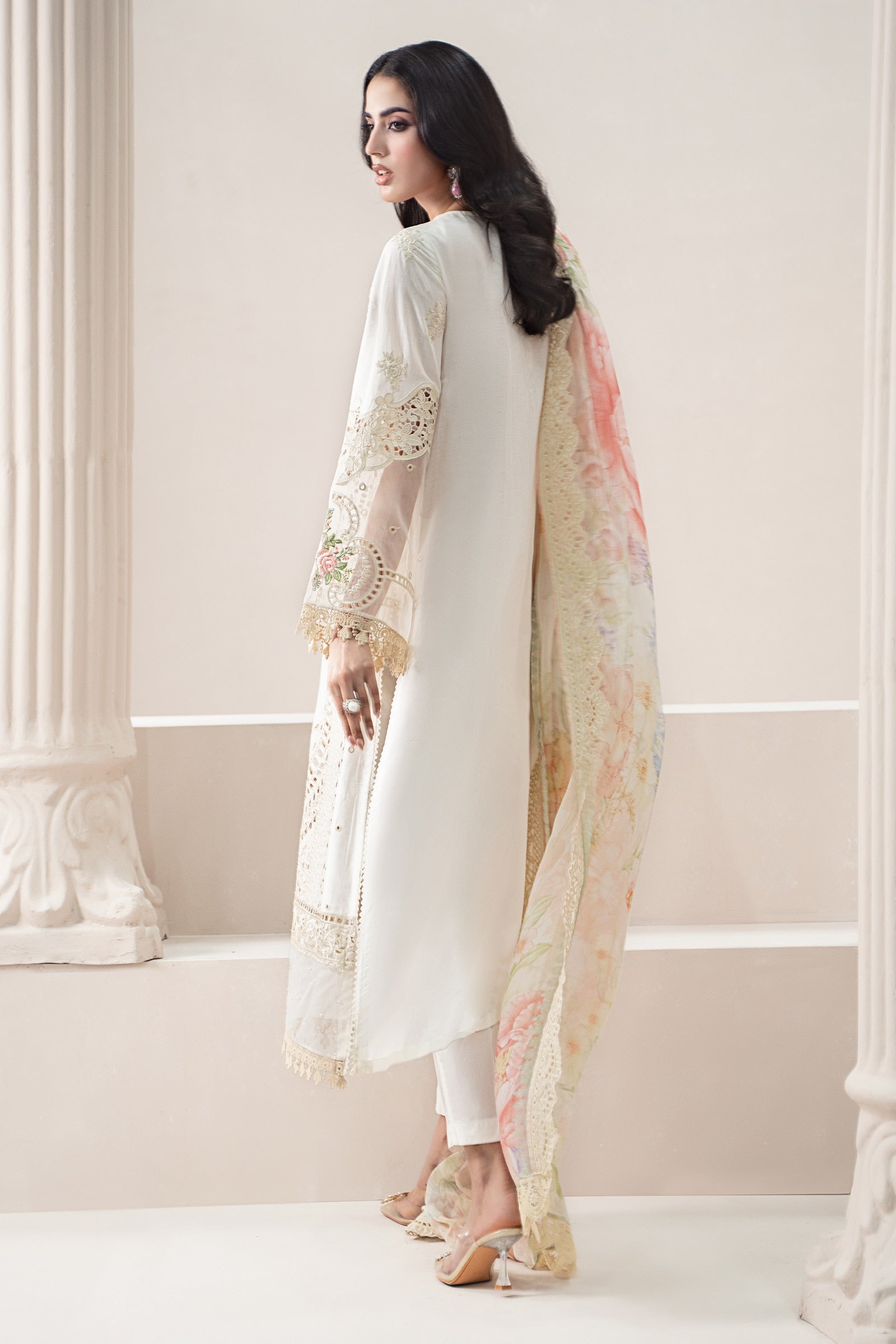 3 Piece Embroidered Lawn Suit | ELS-25-07