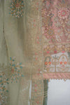 Suit Pink and Sea Green BDS-2607