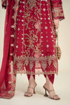 3 Piece Embroidered Chiffon Suit | MCS-24-107