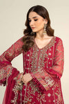 3 Piece Embroidered Chiffon Suit | MCS-24-107