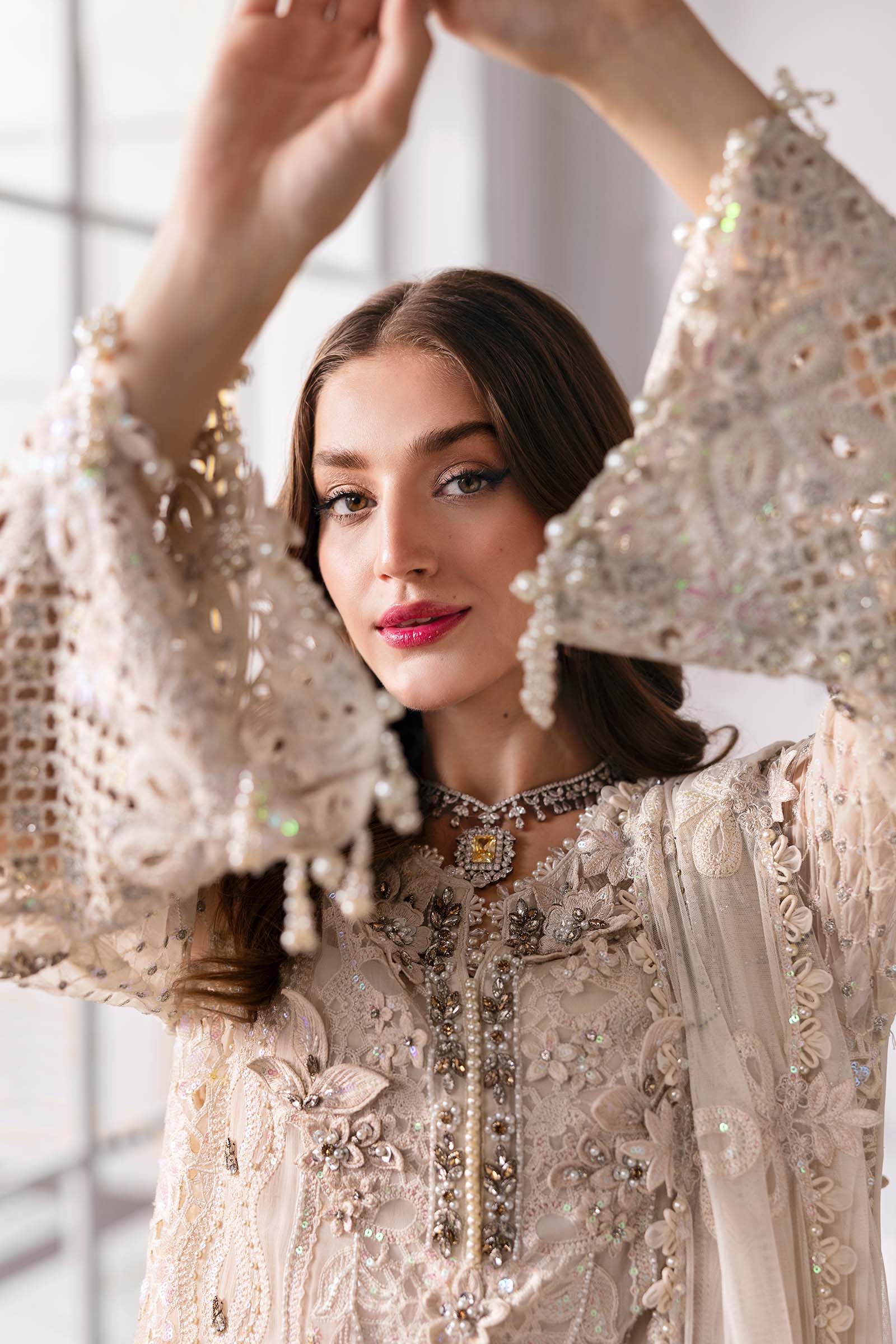 3 Piece Unstitched Embroidered Chiffon Suit | BD-3007