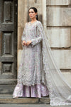 3 Piece Unstitched Embroidered Net Suit