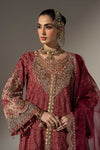 3 Piece Embroidered Organza Suit