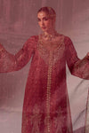 3 Piece Embroidered Organza Suit
