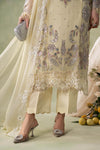 3 Piece Embroidered Chiffon Suit