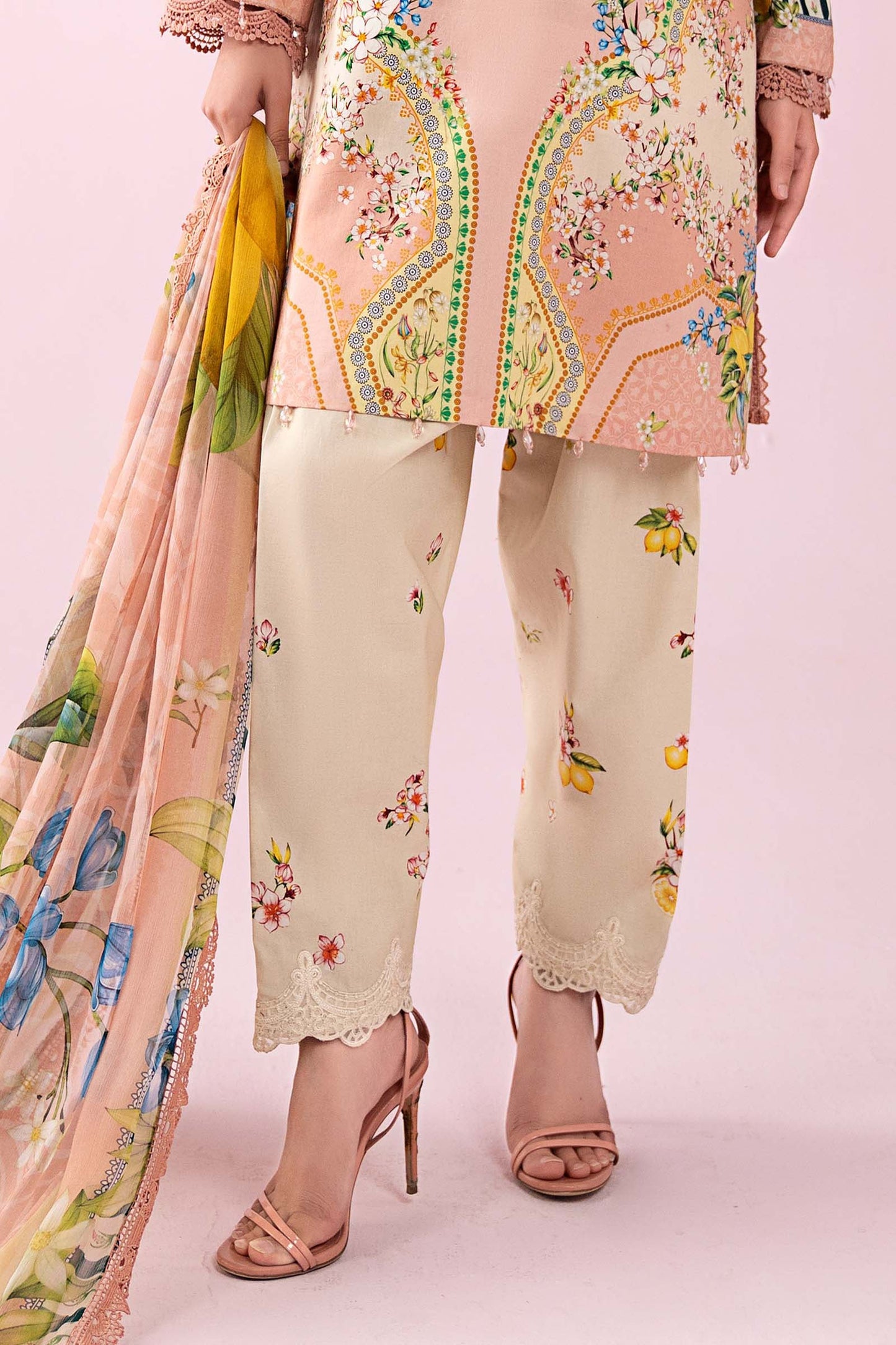 3 Piece Embroidered Lawn Suit